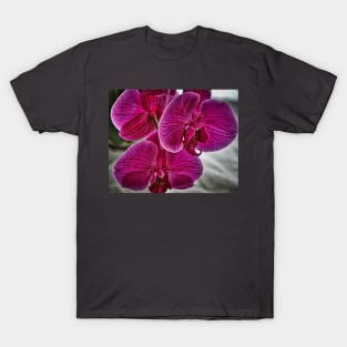 Red Orchid Bloom T-Shirt